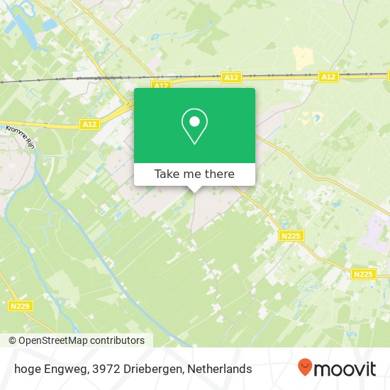 hoge Engweg, 3972 Driebergen map