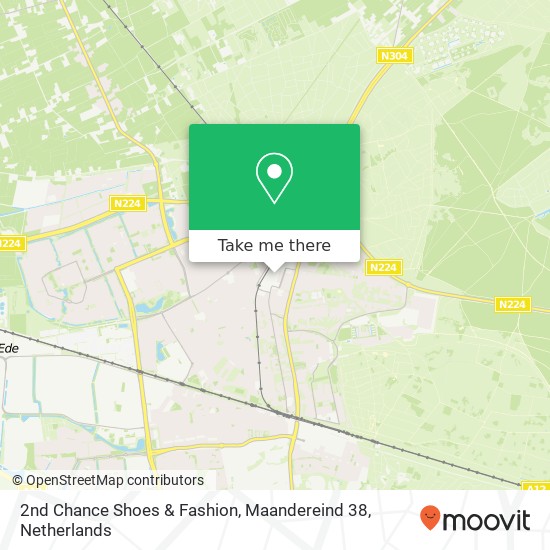 2nd Chance Shoes & Fashion, Maandereind 38 map