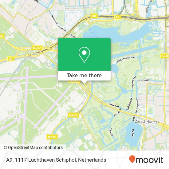 A9, 1117 Luchthaven Schiphol map