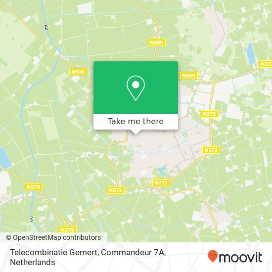 Telecombinatie Gemert, Commandeur 7A Karte