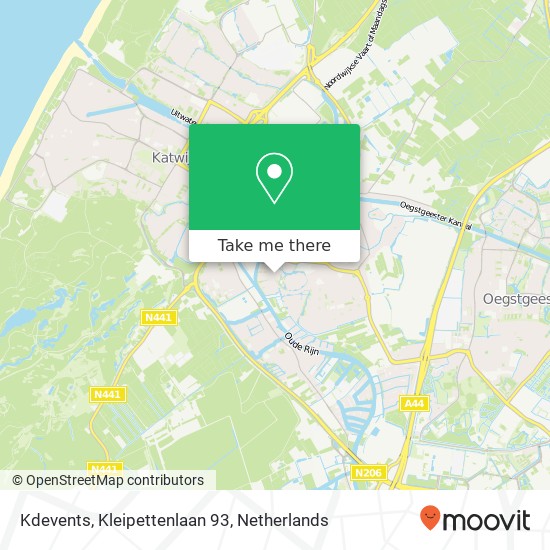 Kdevents, Kleipettenlaan 93 map