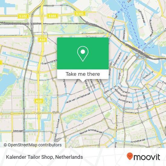 Kalender Tailor Shop map