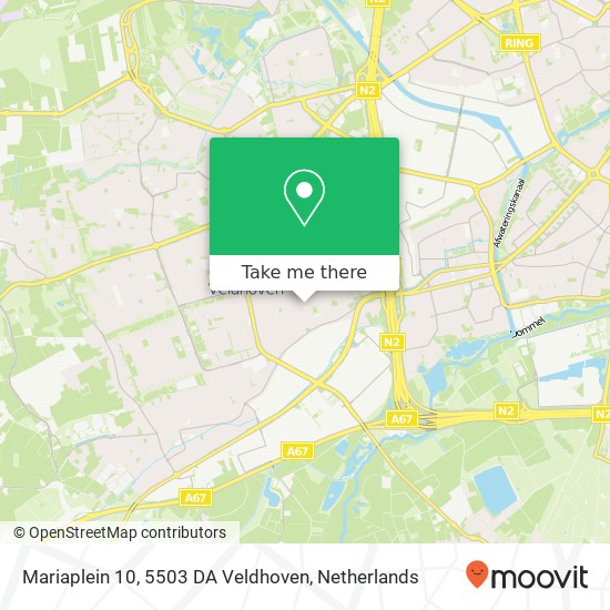 Mariaplein 10, 5503 DA Veldhoven map