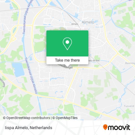 Iispa Almelo map