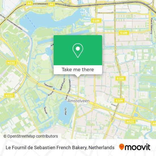 Le Fournil de Sebastien French Bakery map