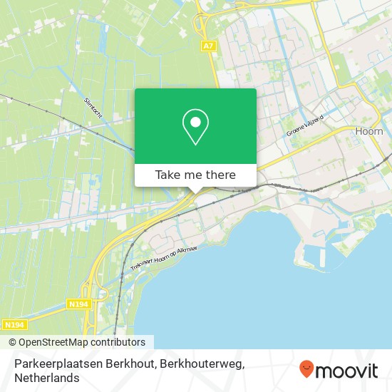 Parkeerplaatsen Berkhout, Berkhouterweg map