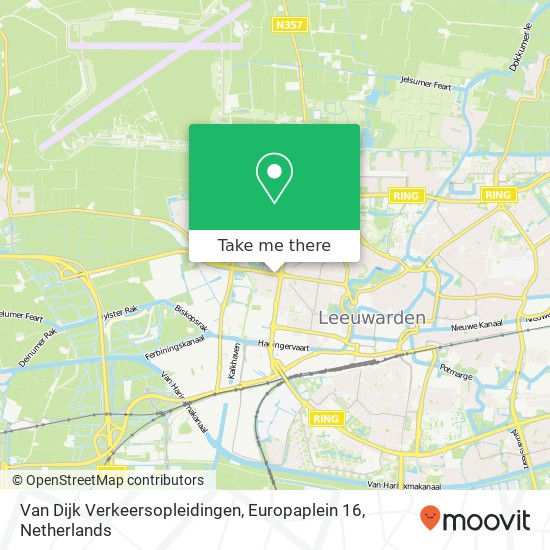 Van Dijk Verkeersopleidingen, Europaplein 16 Karte