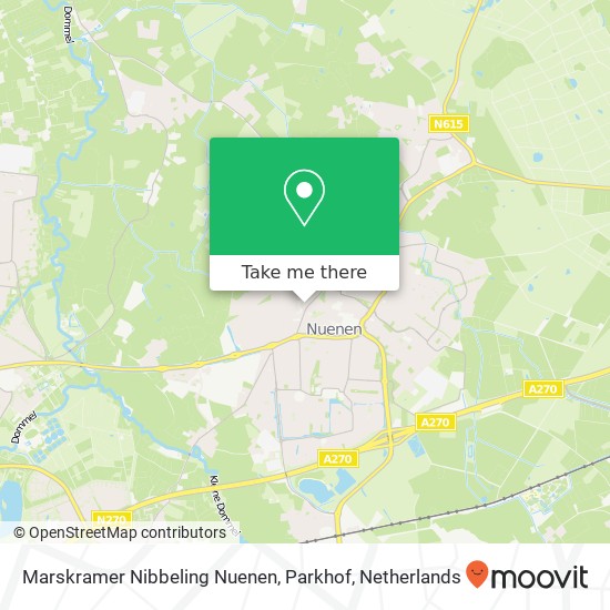 Marskramer Nibbeling Nuenen, Parkhof map