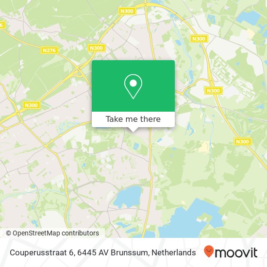 Couperusstraat 6, 6445 AV Brunssum map