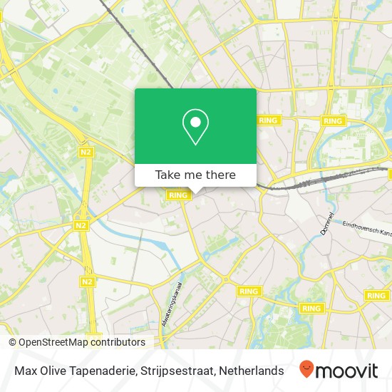 Max Olive Tapenaderie, Strijpsestraat map