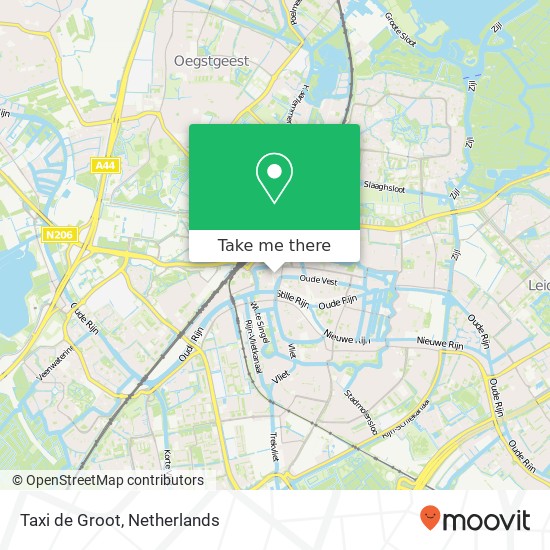 Taxi de Groot map