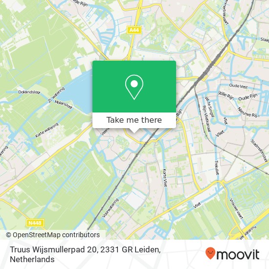 Truus Wijsmullerpad 20, 2331 GR Leiden Karte