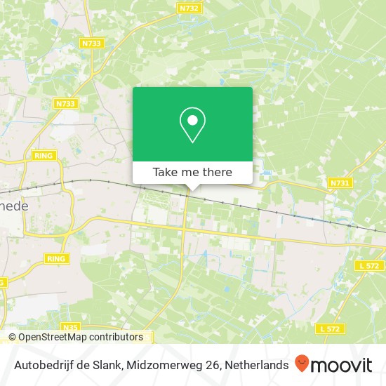 Autobedrijf de Slank, Midzomerweg 26 map