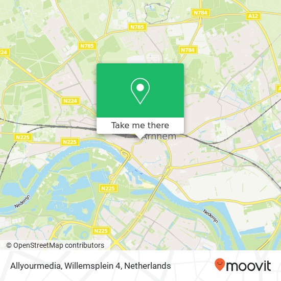 Allyourmedia, Willemsplein 4 map