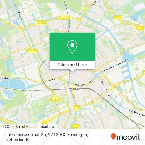 Lutkenieuwstraat 2b, 9712 AX Groningen Karte