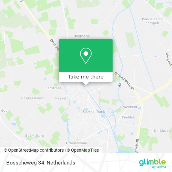 Bosscheweg 34 map