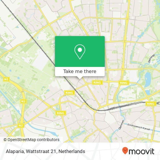 Alaparia, Wattstraat 21 map