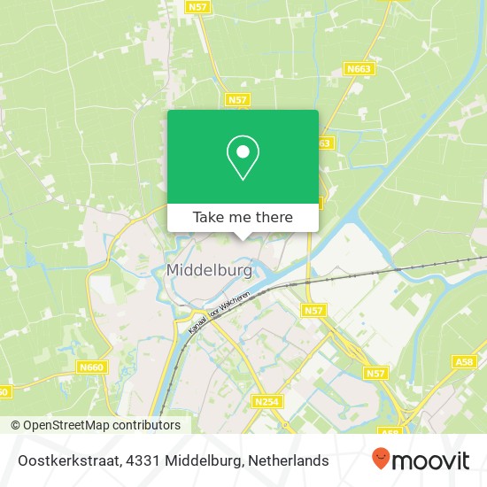 Oostkerkstraat, 4331 Middelburg map