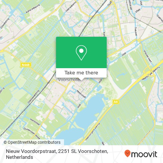 Nieuw Voordorpstraat, 2251 SL Voorschoten map