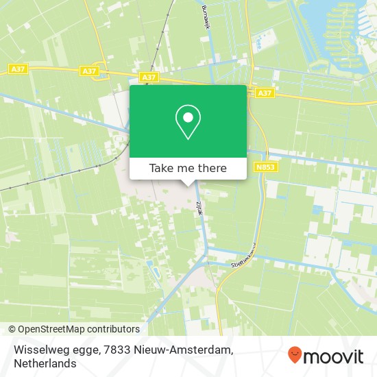 Wisselweg egge, 7833 Nieuw-Amsterdam map