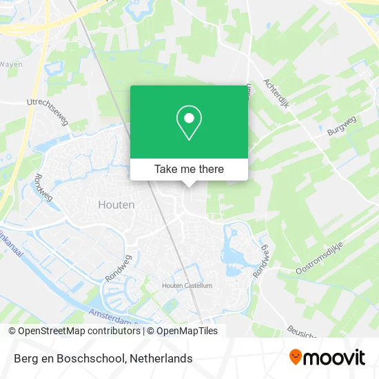 Berg en Boschschool map