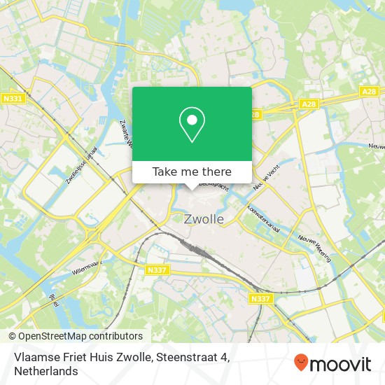 Vlaamse Friet Huis Zwolle, Steenstraat 4 map