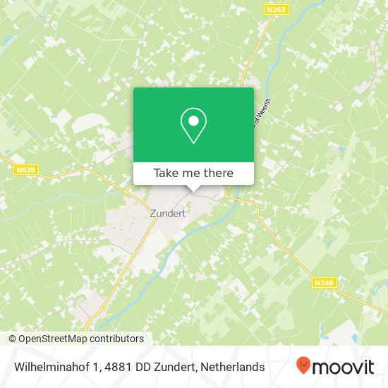 Wilhelminahof 1, 4881 DD Zundert map