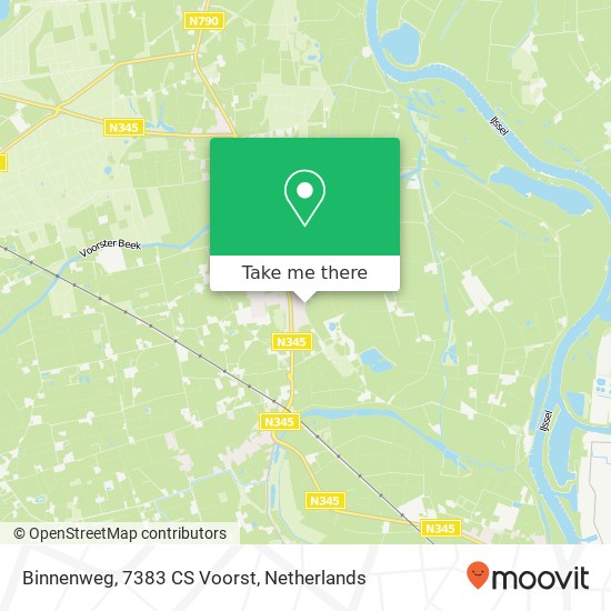 Binnenweg, 7383 CS Voorst map