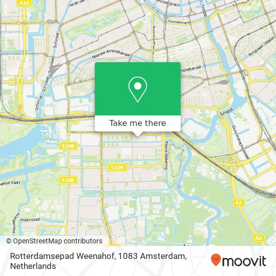 Rotterdamsepad Weenahof, 1083 Amsterdam map