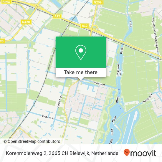 Korenmolenweg 2, 2665 CH Bleiswijk Karte