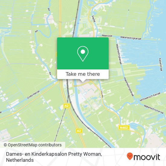 Dames- en Kinderkapsalon Pretty Woman map