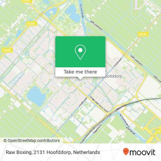 Raw Boxing, 2131 Hoofddorp Karte