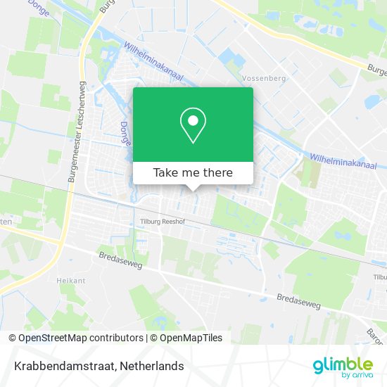 Krabbendamstraat map