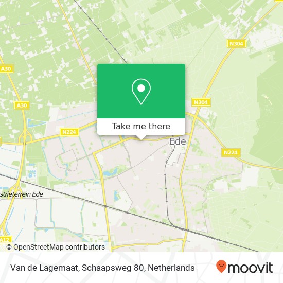 Van de Lagemaat, Schaapsweg 80 map