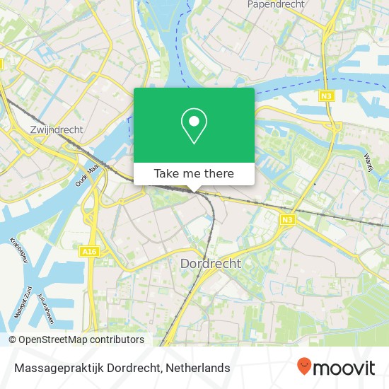 Massagepraktijk Dordrecht map