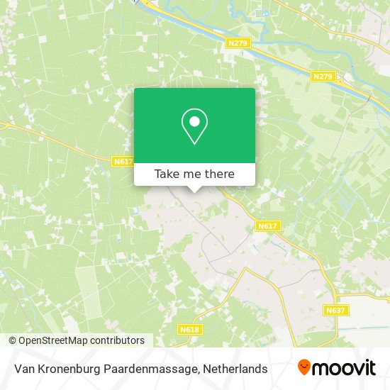 Van Kronenburg Paardenmassage Karte