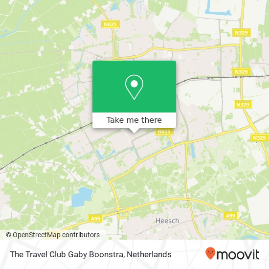 The Travel Club Gaby Boonstra map