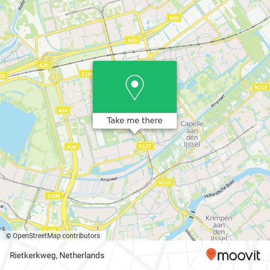 Rietkerkweg Karte