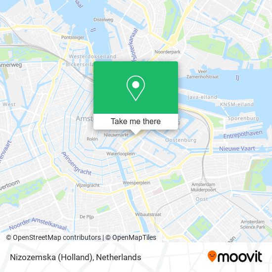 Nizozemska (Holland) map