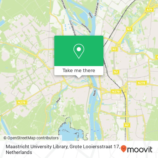 Maastricht University Library, Grote Looiersstraat 17 map