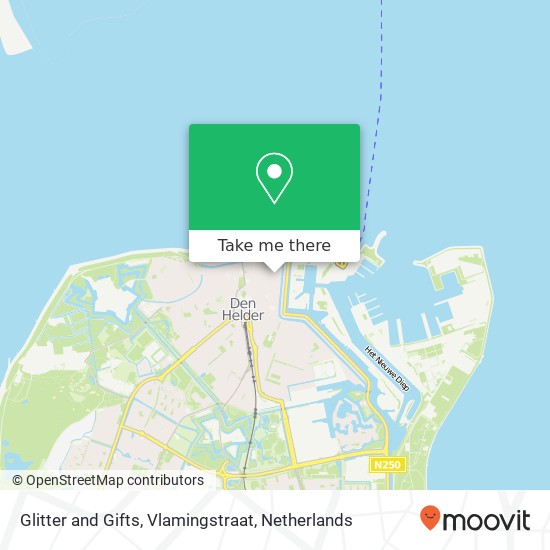 Glitter and Gifts, Vlamingstraat map