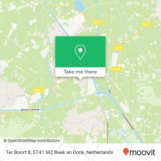 Ter Boort 8, 5741 MZ Beek en Donk Karte