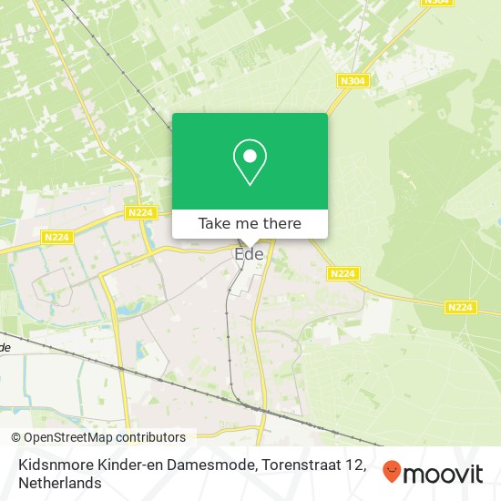 Kidsnmore Kinder-en Damesmode, Torenstraat 12 map