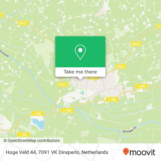 Hoge Veld 44, 7091 VK Dinxperlo map