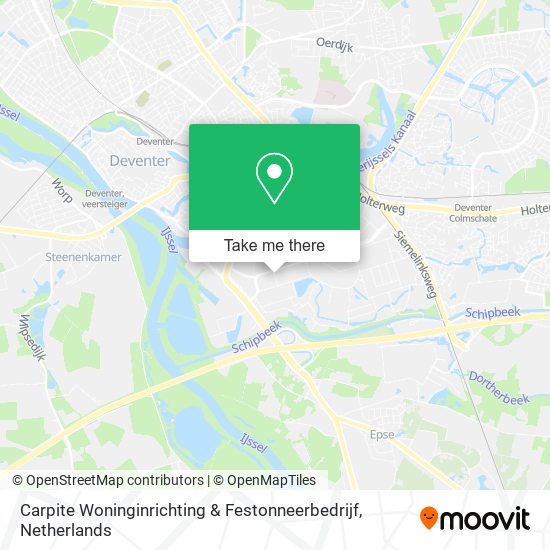 Carpite Woninginrichting & Festonneerbedrijf map