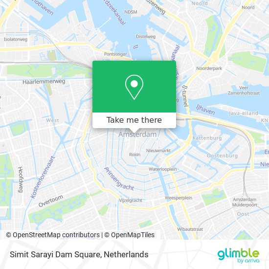 Simit Sarayi Dam Square map