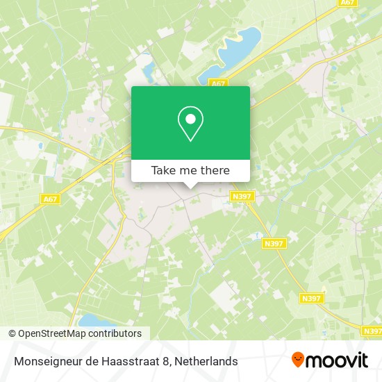 Monseigneur de Haasstraat 8 map