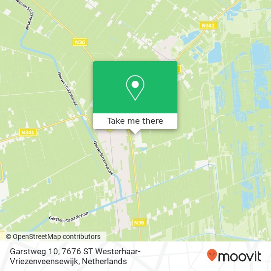 Garstweg 10, 7676 ST Westerhaar-Vriezenveensewijk Karte