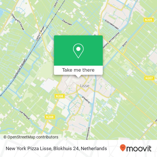 New York Pizza Lisse, Blokhuis 24 map