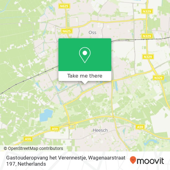 Gastouderopvang het Verennestje, Wagenaarstraat 197 map